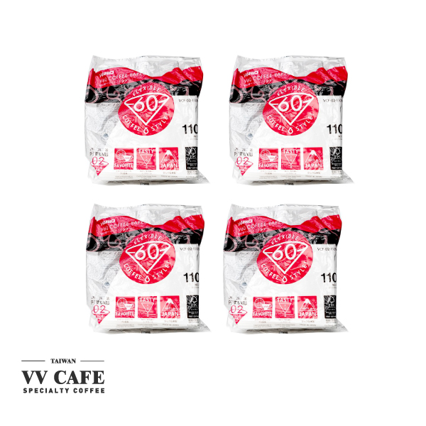 HARIO V60 漂白濾紙 酵素漂白01 110入 (買1送1)